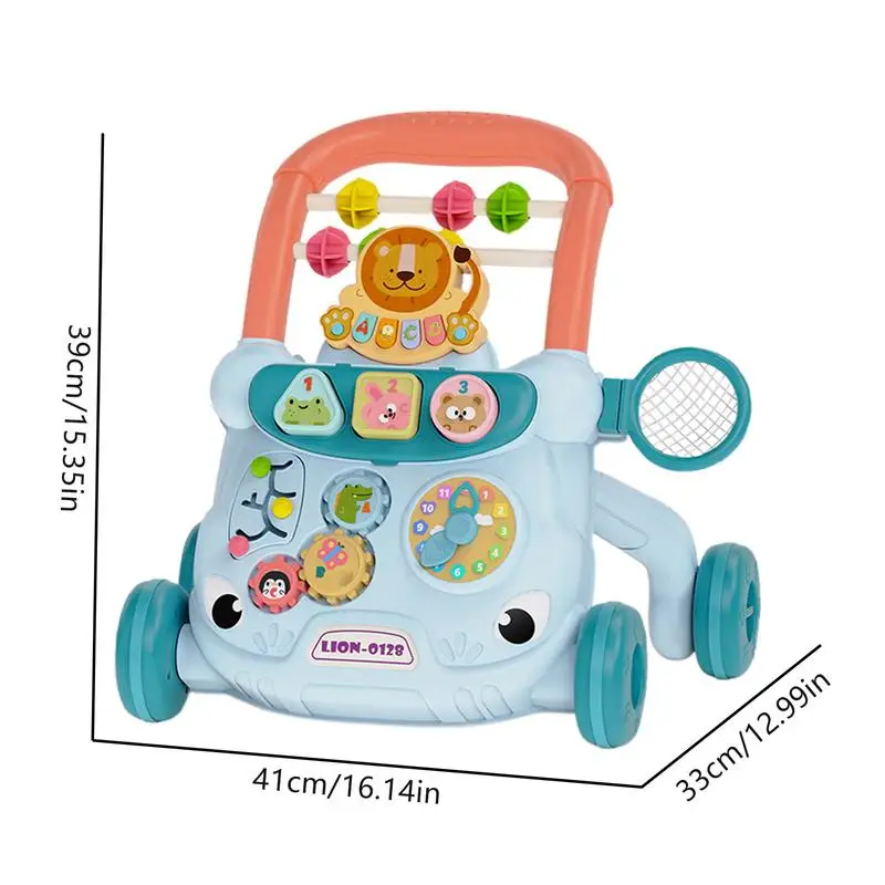 Girello per bambini con ruote sedile Walker Activity Walker Stand apprendimento deambulatore per lo sviluppo girello multifunzionale per bambini