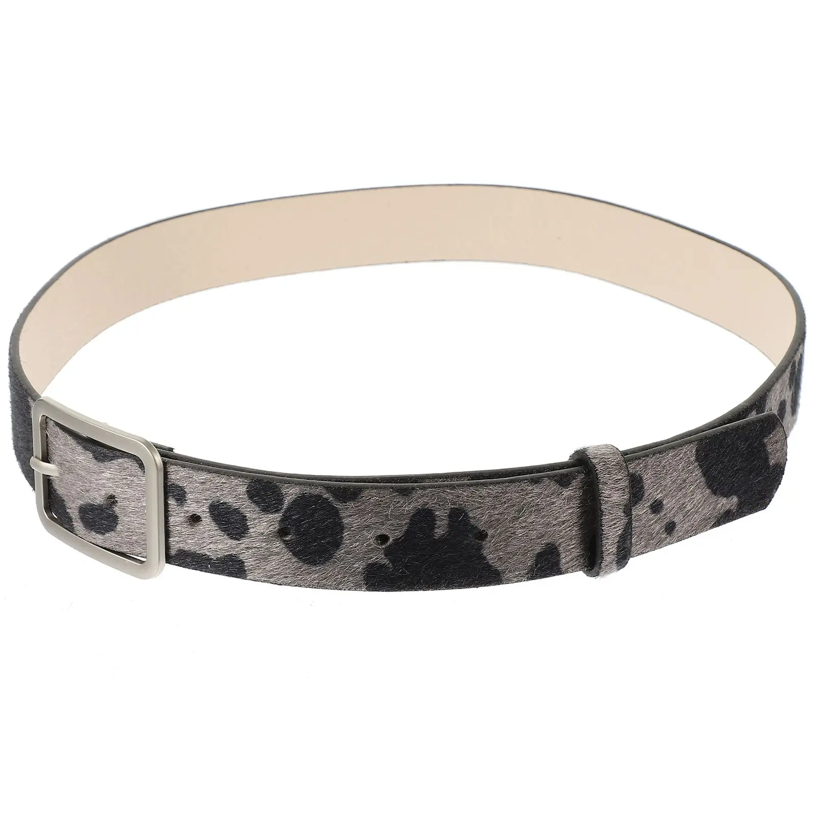 Simulated Horsehair Belt Cowgirl Belts for Women Print Jeans Ladies Pants Animal Western Women's Girls Accessories Adjustable