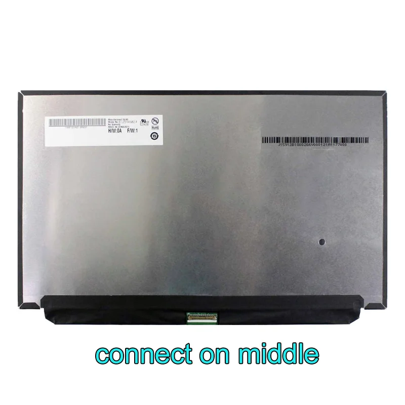 Imagem -02 - Tela de Exibição Lcd para Thinkpad B125han02.2 N125hce Gn1 c1 c2 c4 M125nwf4 r3 00hn883 00ny418 X260 X270 X280 A275 125 Polegada