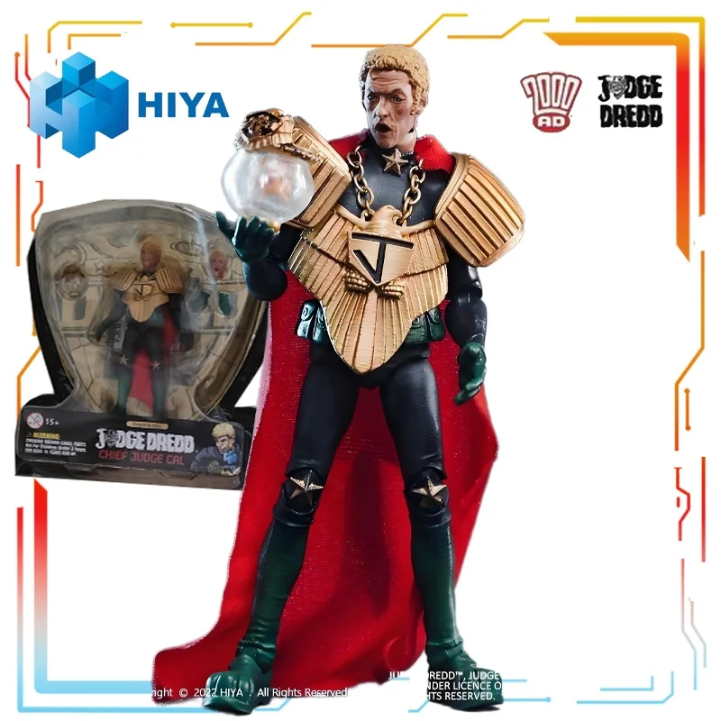 스팟 상품 Hiya Toys 오리지널 이동식 시리즈 판사 앤더슨 애니메이션 액션 피겨 모델 장난감 소년을위한 소장 모델 선물