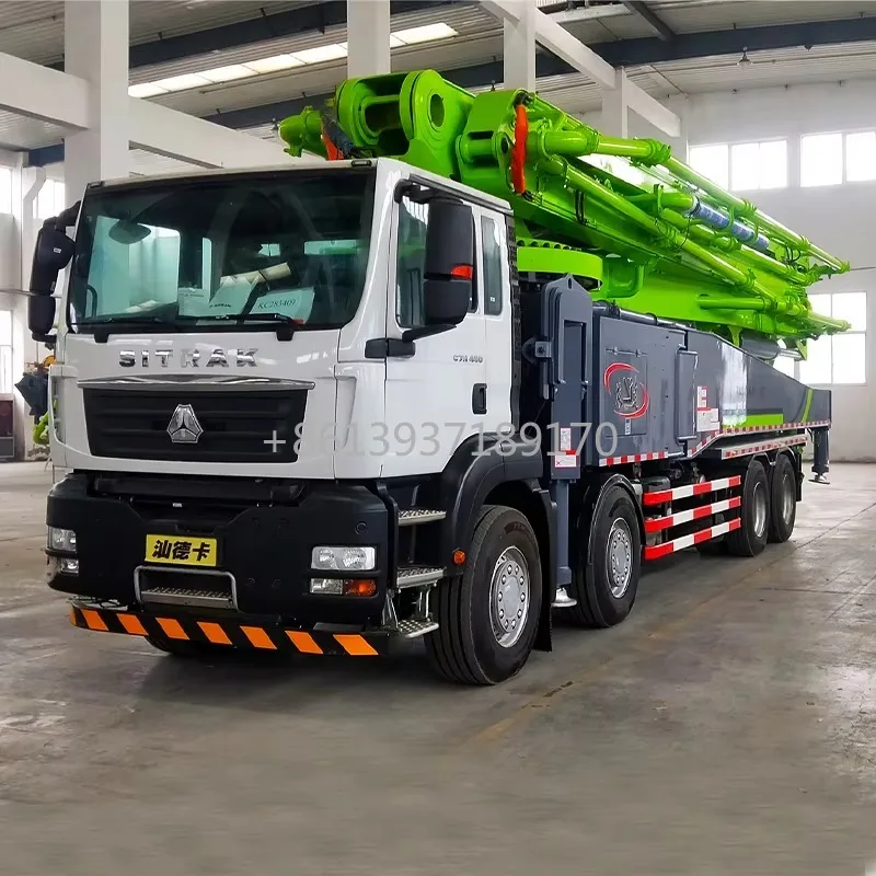 63m  440HP 8x4 Concrete Pump Truck Price Truck Mounted Pump for Concrete