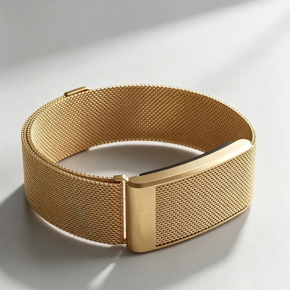 Metal Mesh Band for Google Fitbit Air Smartwatch Accessories Magnetic Milanese Bracelet Correa Case Protective Fitbit Air Straps