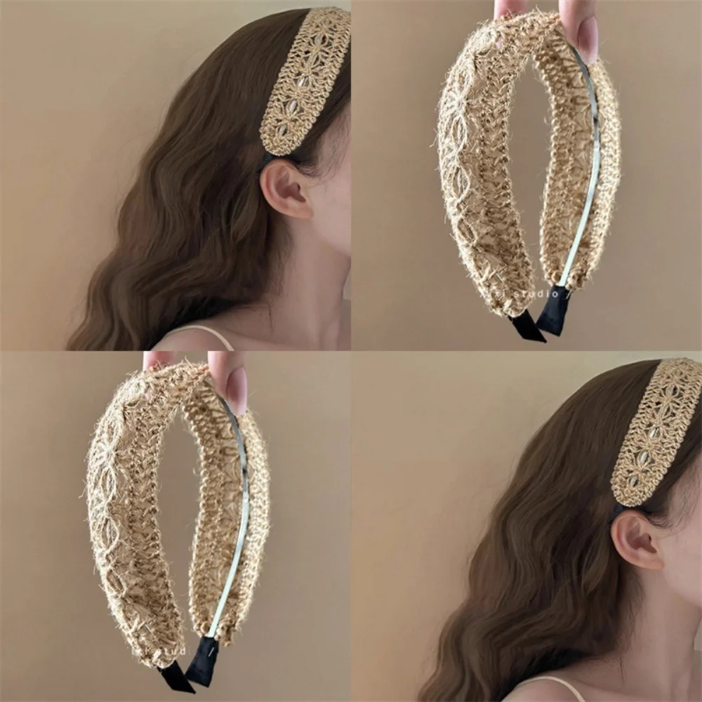 

1 шт. женская повязка для волос в богемном стиле, ручная работа, простые модные универсальные ленты для волос, аксессуары для волос для пляжного отдыха для девочек