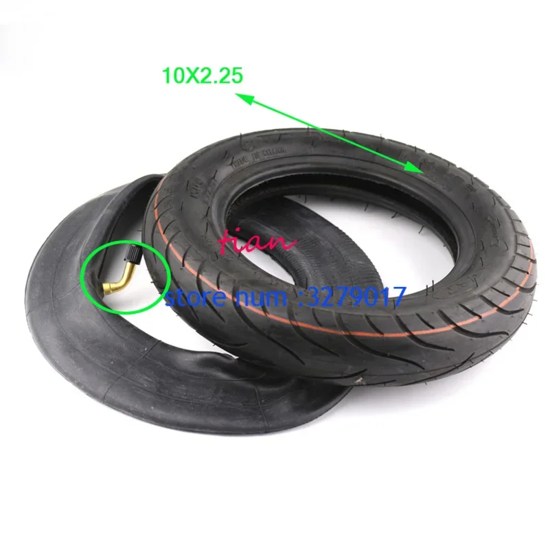 Tubo interior de neumático 10x2,25 para vehículo de equilibrio automático, scooter Eléctrico, neumático de bicicleta eléctrica de buena calidad, neumático de llanta de 10 pulgadas