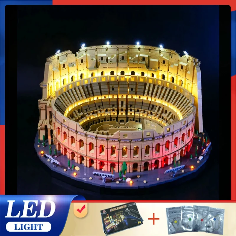 Diy LED Light Kit For LEGO 10276 Colosseum(Only LED Light,Without Blocks Model )