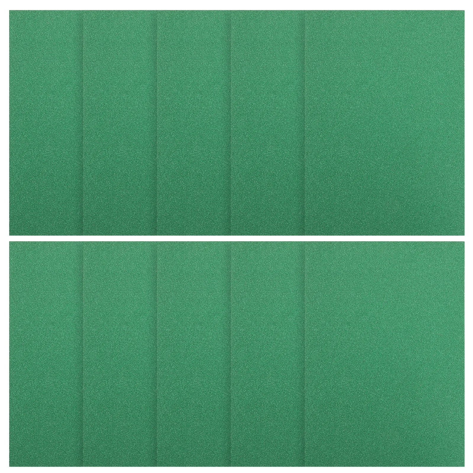 

10pcs Green Glitter Cardstock Diy Craft Projects Christmas Cards Making Artwork Decorations Sparkly For Making Cards