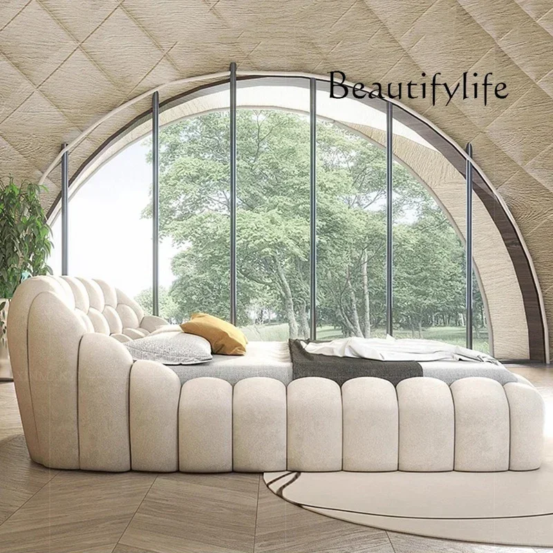 

N42 V TH R Luxury Double Bed Modern Floor Design Wooden Space Saving Japanese Soft Cheap Bed Comfortable Cama Solteiro Unique Fu