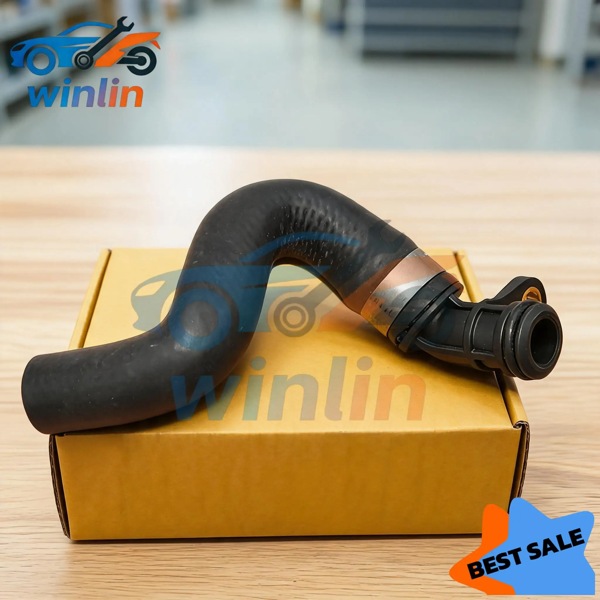 OEM 30713530 LR001442 Engine Coolant By-Pass Oil Cooler Upper Hose for Land Rover Freelander 2 3.2L