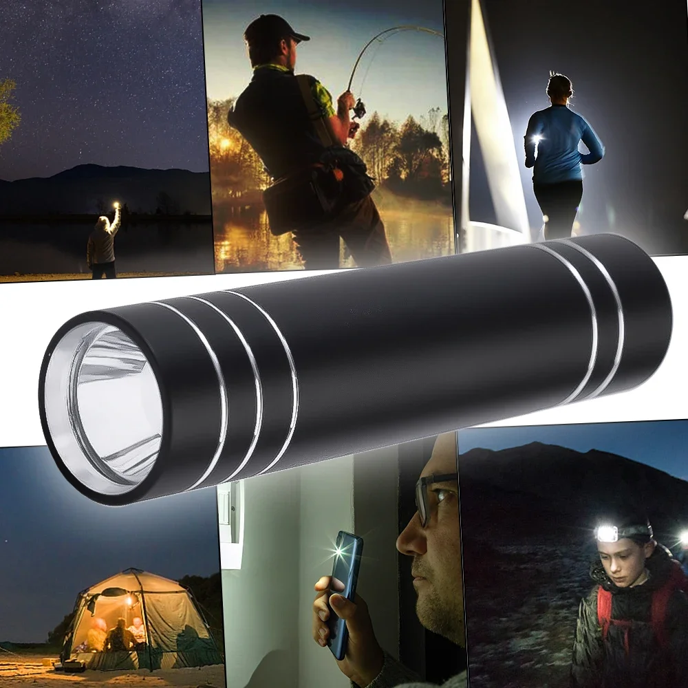 Powerful Mini LED Flashlight USB Rechargeable 3Modes Torch Lamp Lantern Portable Waterproof Outdoor Camping Tactical Flash Light