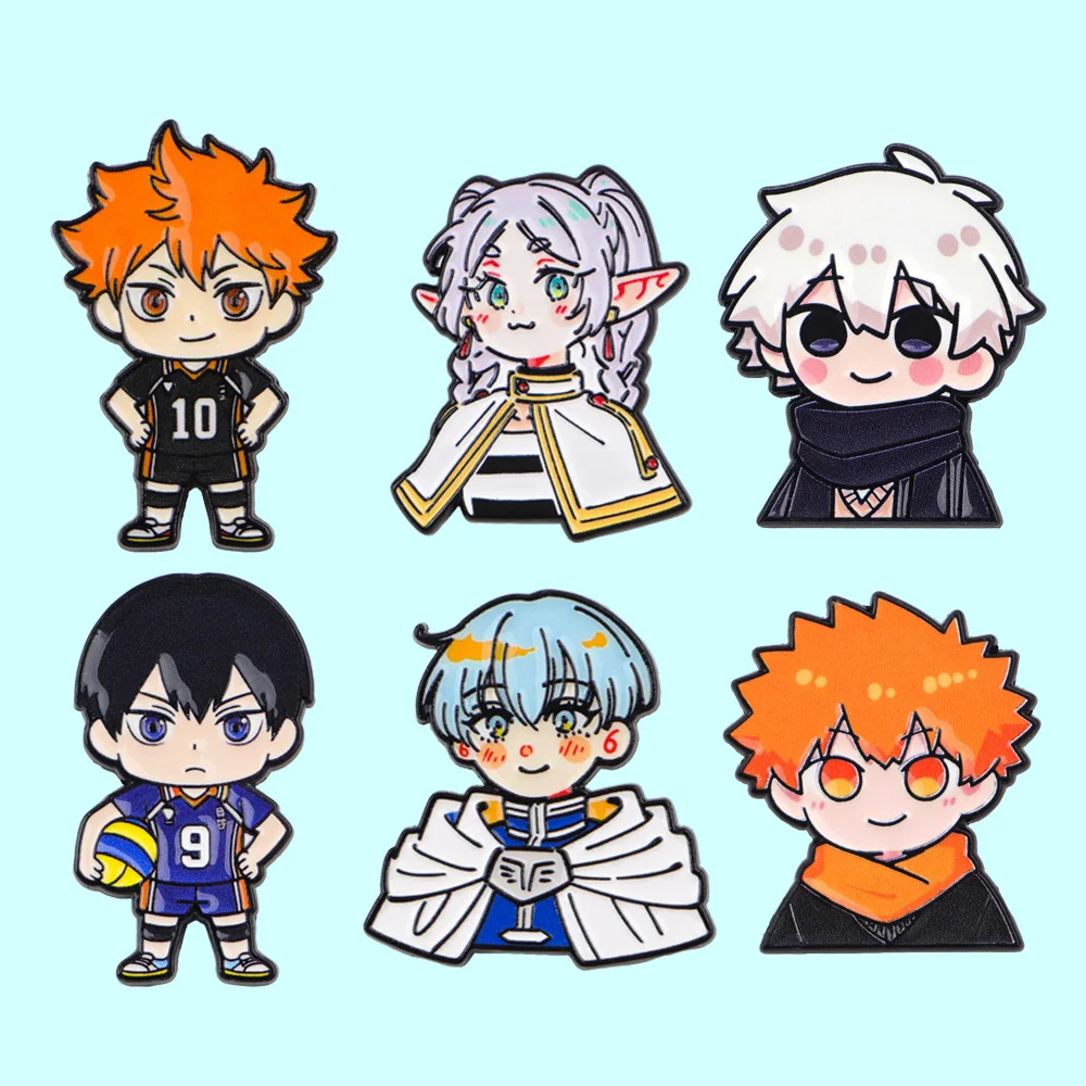 

Cool Anime Figure Lapel Pins for Backpacks Badges on Clothes Enamel Pin Jewelry Accessories Brooches Badges for Briefcase Gift