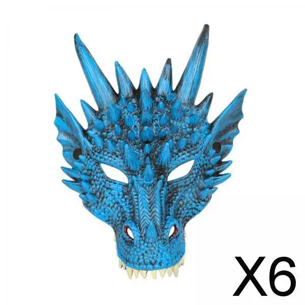 

Маска дракона на Хэллоуин из пенопласта, реалистичная маска для лица, страшная маска животного для женщин и мужчин, для косплея, маскарада, выступлений