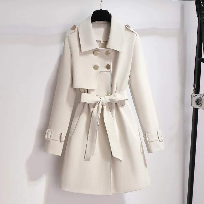 Lente Herfst Trenchcoat Vrouwen 2024 Nieuwe Koreaanse Mode Losse Lange Casual Windjack Dames Jas Bovenkleding Overtops