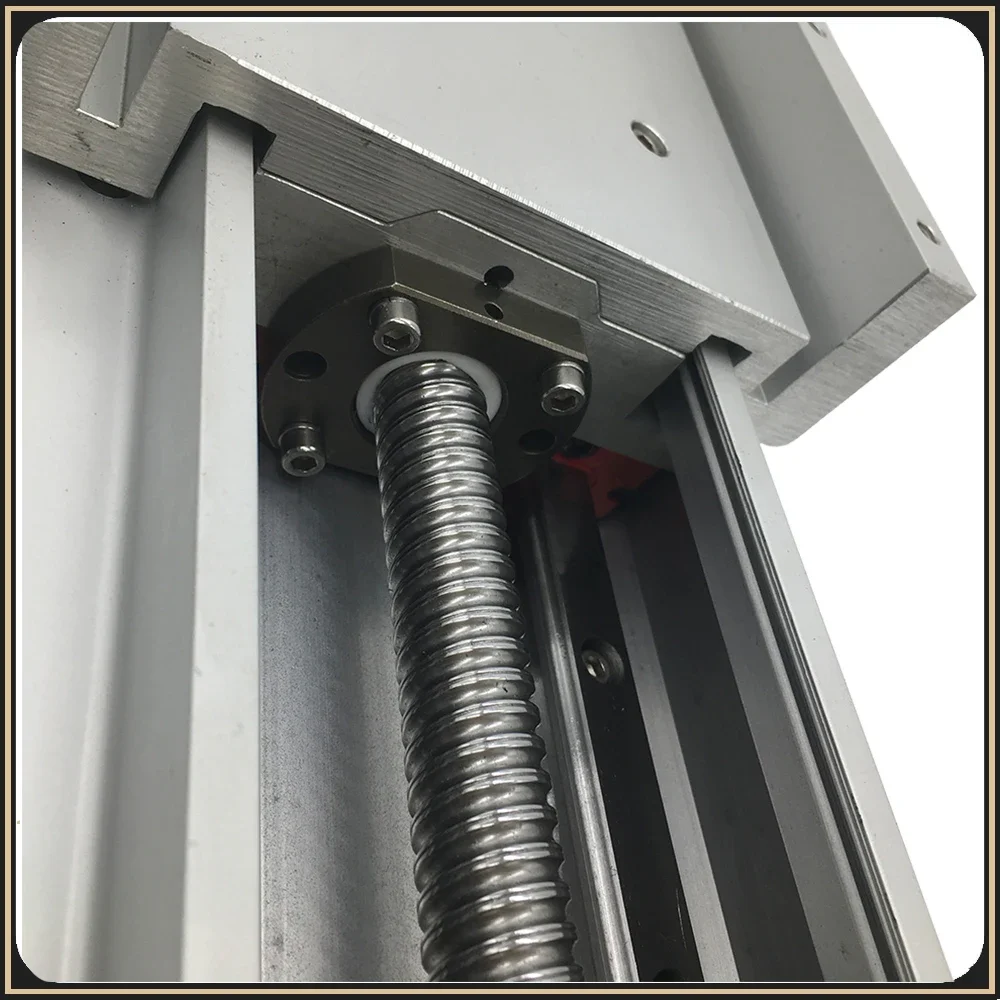 Heavy Load Linear Module Fully Enclosed Guide Ball Screw SFU2005/2010 20mm Width HGH20R 4Pcs HGH20CA Block Slide Stage Actuator