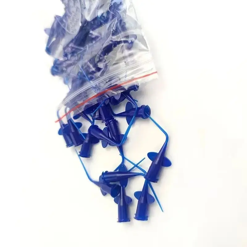 200Pcs Dental Endo Irrigation Syringe Tip - Disposable Plastic Needle Tip, Suitable for Dental Injection & Medicine Refill