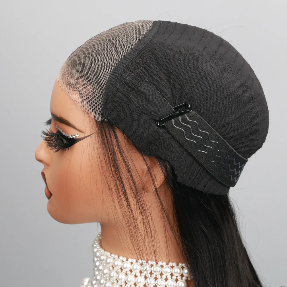 6x4 Glueless Raw Hair Vietnamese 210 Density Human Hair Lace Frontal Wigs Bone Straight Natural Black 13x4 Bob Wig Lace Front