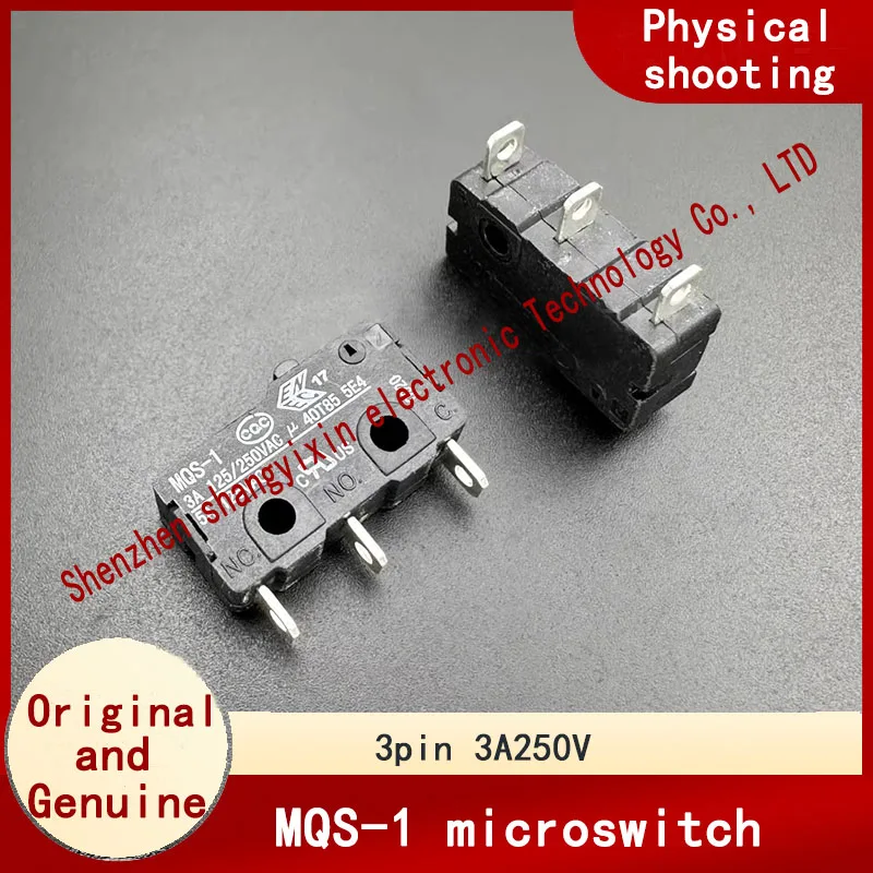 

MQS-1 Микропереключатель, 3-контактная кнопка сброса хода, контактная кнопка 3A, 125/250 В