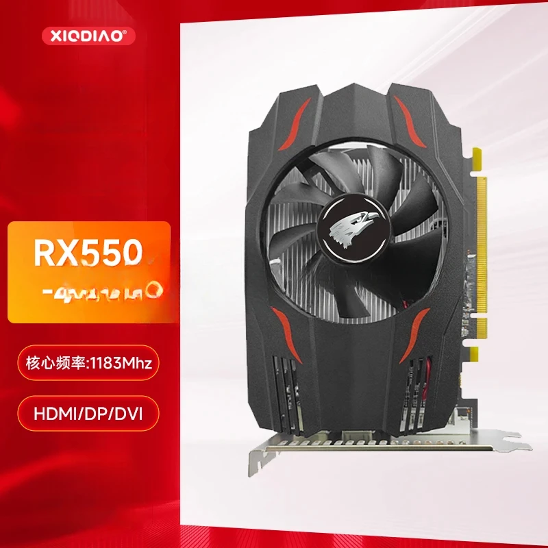 B-M New Rx550 4G/Rx5808g/Rx5500xt/Rx5600 Gaming Computer Independent Graphics Card