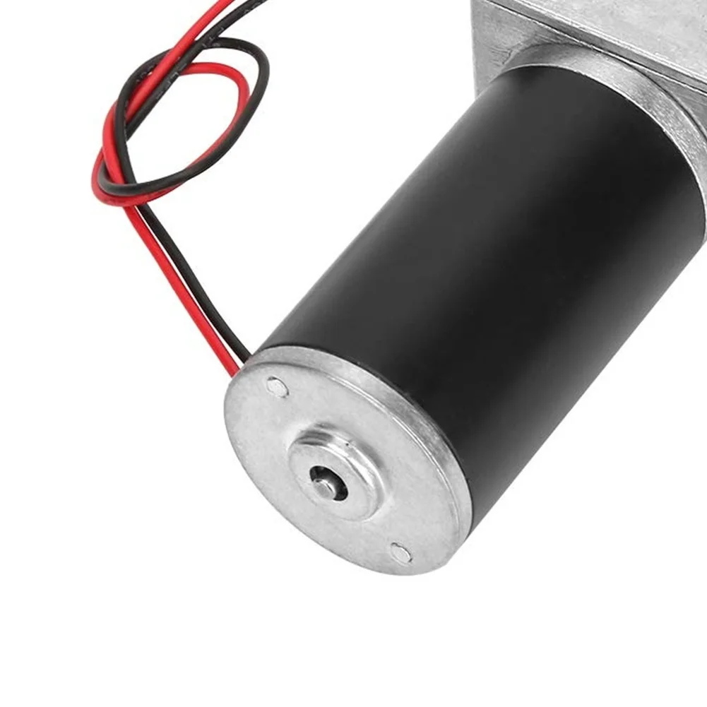 12V DC For Worm Gear Motor with Self-Locking Function for Robotics Automation and Industrial Control Applications
