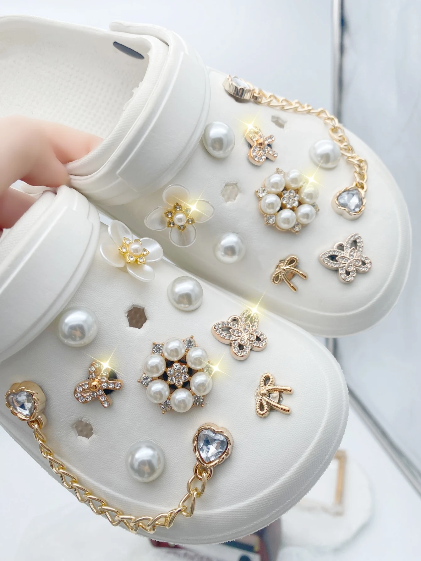 18-teiliges Modisches Vielseit – Gold Chain Sandal Bewertung und Preis