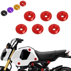 12 pcs Fairing Washers For Honda Grom MSX125 MSX 125 2022-2024 Decoration Cover Cap Side Panel Garnish Washers Grom Accessories