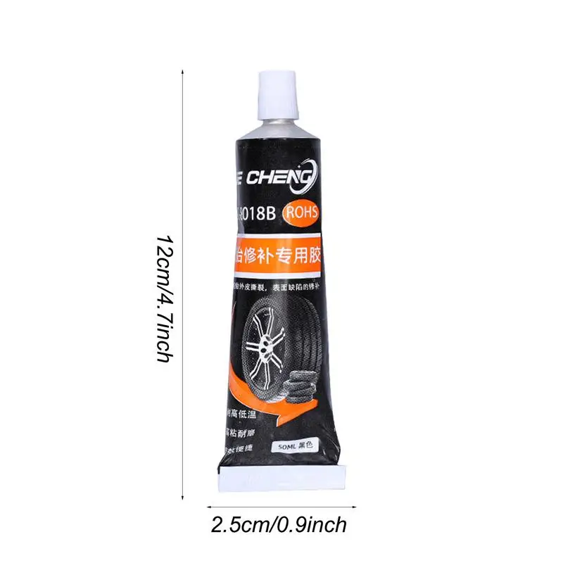 50ml Car Tire Side Cracks Sealants Long Lasting Revolutionary Car Seal Tire Repair Glue Waterproof Strong Rubber Adhesive Tool