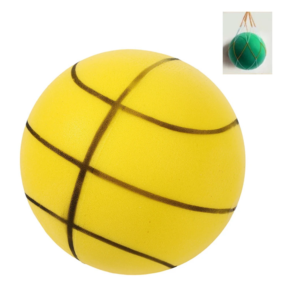 Ballon de basket-ball silencieux en mousse pour enfants, diamètre 21 cm, 18 cm, 24cm, 1 pièce