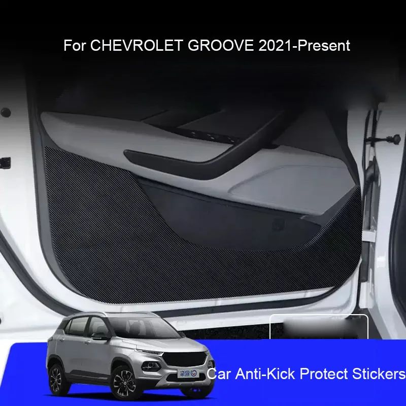 

Car B-Pillar Door Anti-Kick Protect Pad For CHEVROLET GROOVE 2021-Present Auto Trunk Anti-Dirty Scratch Resistant Accessories