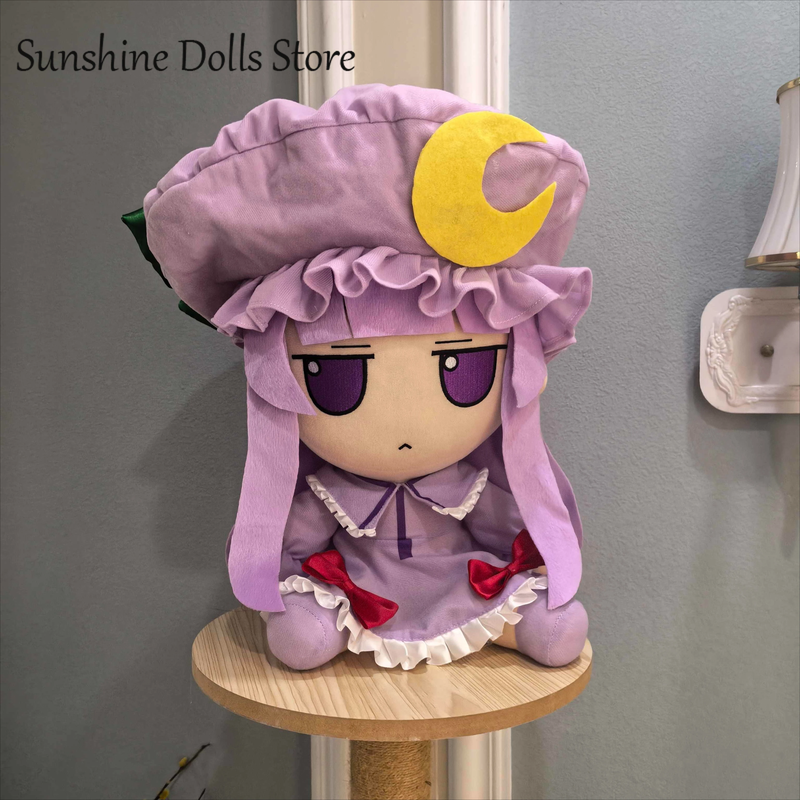 

40 см милый пачули знания Touhou Project Fumo плюшевая хлопковая кукла аниме игрушки сидячая поза подушка косплей рождественский подарок