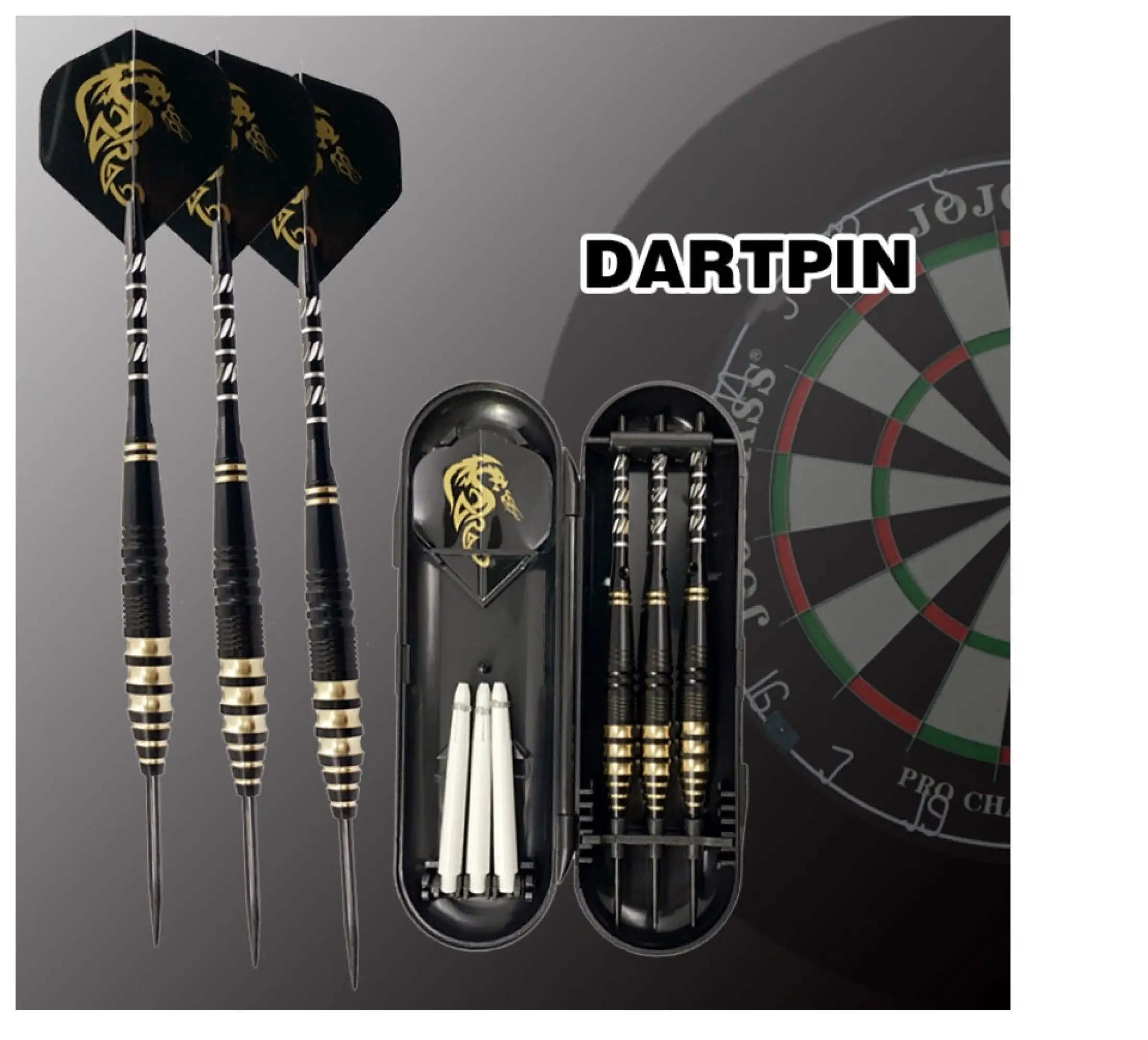 

Professional Steel Tip Dart 3-Piece Steel Needle Dart Beautiful Aluminum Shaft Dart Game Competition