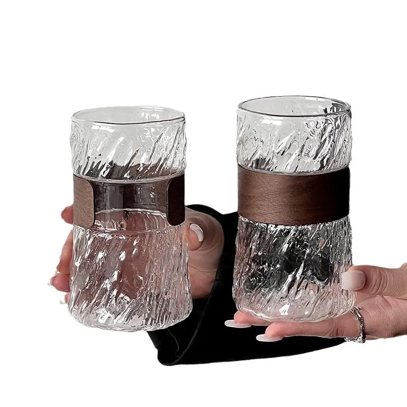 Glass Coffee Mugs With Cup Cover Transparent Tea Glasses for Hot/Cold Beverages  Americano, Cappuccino