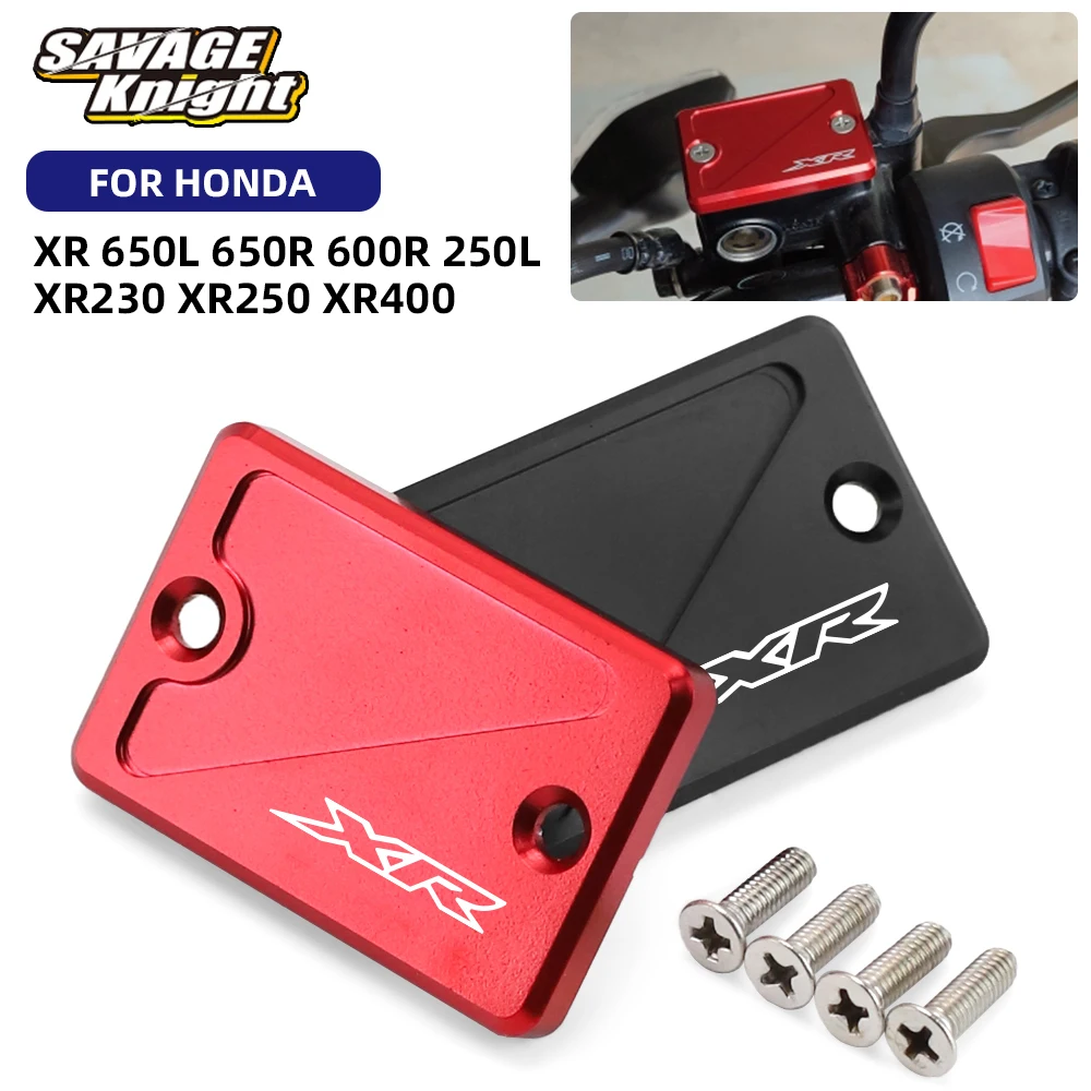 Motorcycle Front Brake Reservoir Cover For HONDA XR 250 650 XR650L XR650R XR600R XR400 XR230 Oil Pump Cap Dirt Bike Accessories