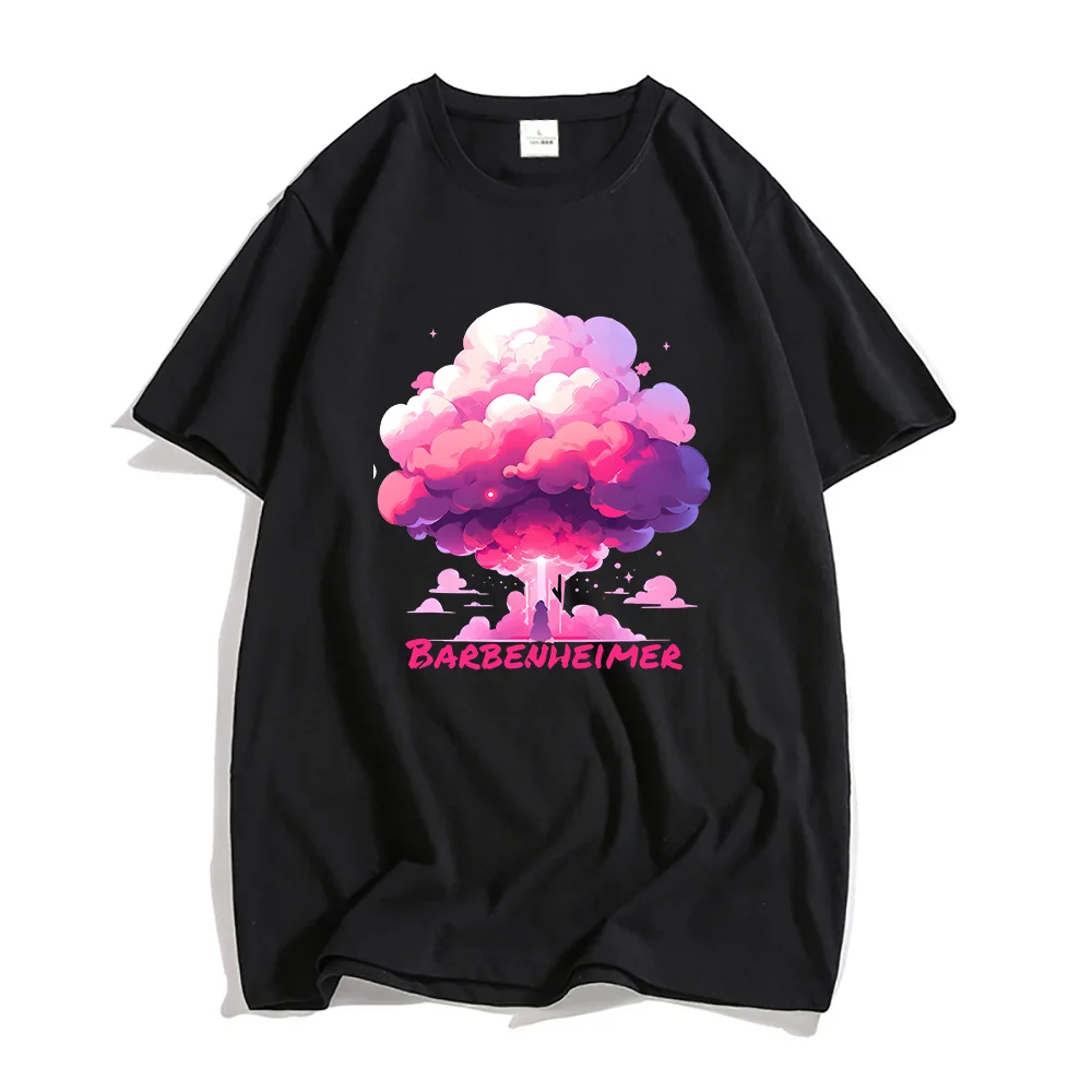 Barbenheimer Shirt 100% Cotton Tshirts Men/women Aesthetic T Shirts Harajuku Anime Clothes Graphic T-shirts Summer Short Sleeve