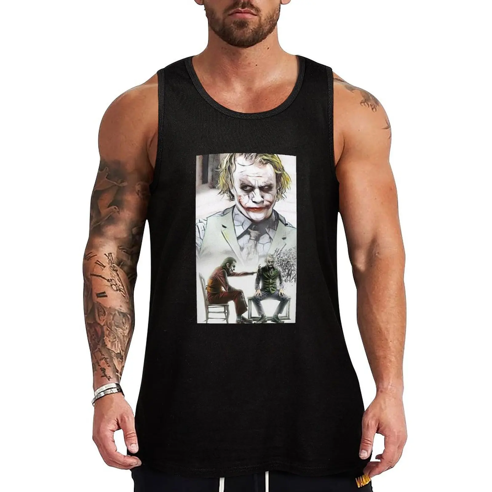 Heath ledger Tank Top gym t-shirts Vests sleeveless Men's t-shirts