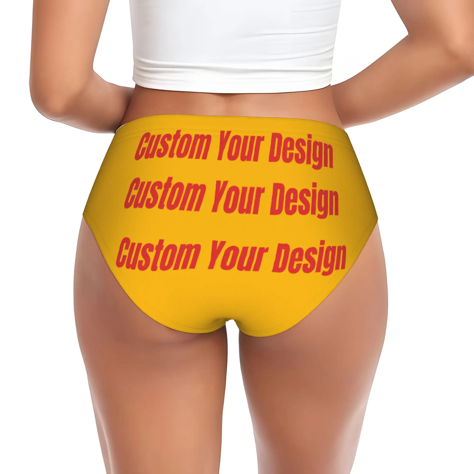 Custom Women's Custom Your Design Panties Underwear Female Breathable  Briefs Underpants
