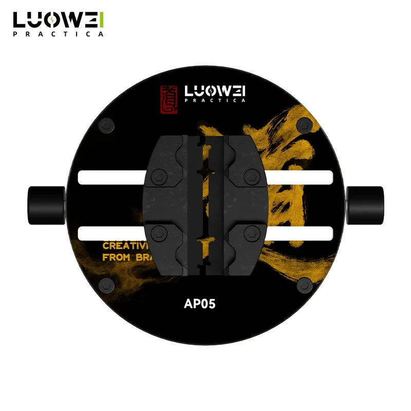 LUOWEI LW-AP05 Heat-Insulating Ring-Shaped Tempered Glass Motherboard Repair Fixture for Mobile Phone Chip Repair Holder