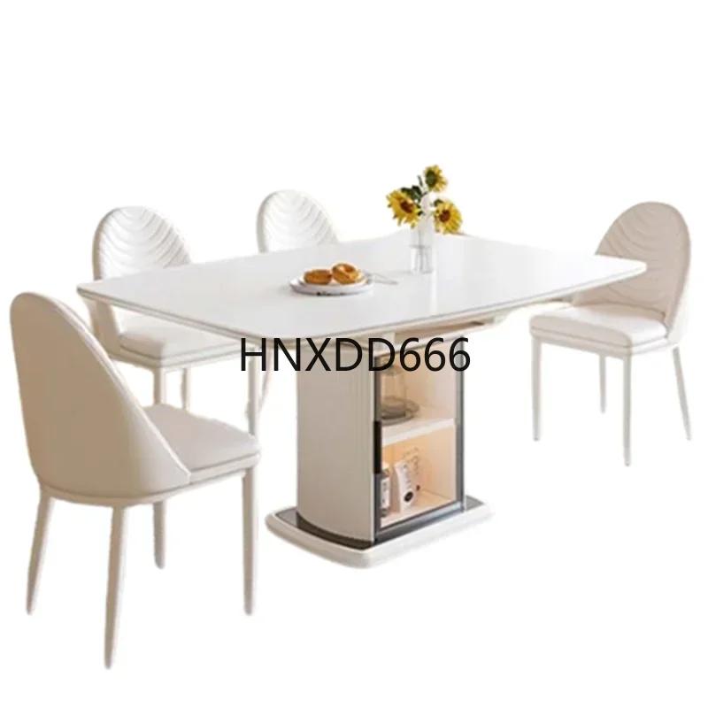 

Дизайнерский стол для хранения, современный выдвижной длинный деревянный роскошный небольшой обеденный стол, круглый белый Tavolo Pieghevole, мебель для ресторана