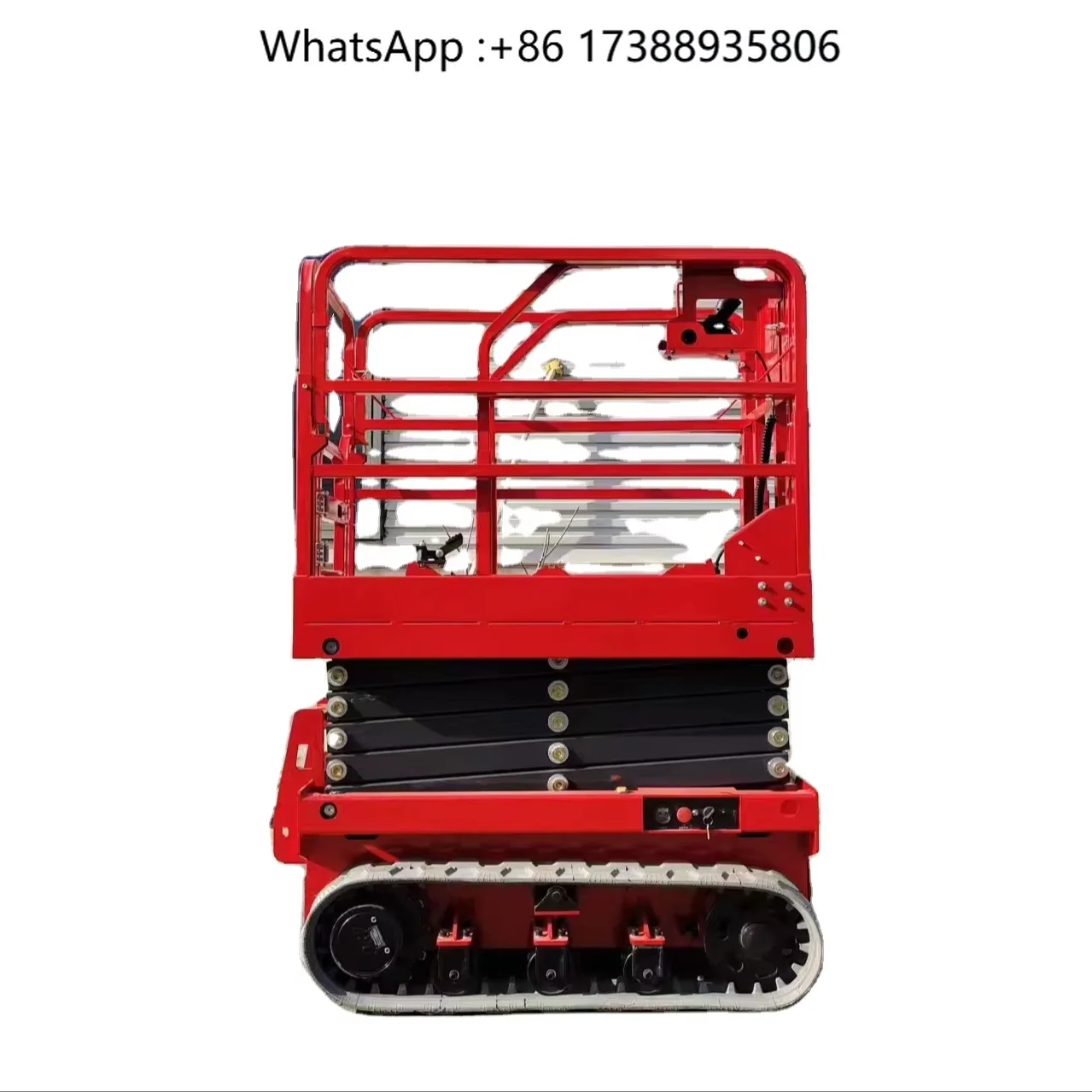 8M Multifunctional Crawler Scissor Lift Stable Lifting Machine For Building Maintenance