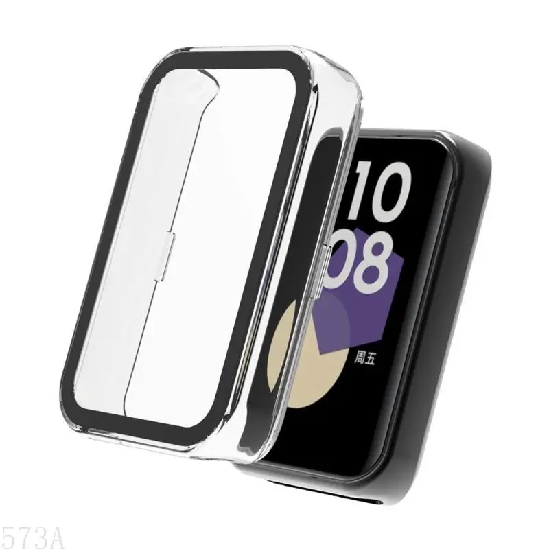 573A Reloj Case protección carcasa con película Protector pantalla adecuada para banda 9