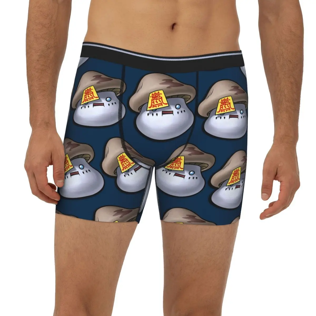 

MapleStory Cursed Mushroom HQ дизайн длинные трусы-боксеры короткие мужские трусы вентилируемое нижнее белье для Homme мужские подарки бойфренду