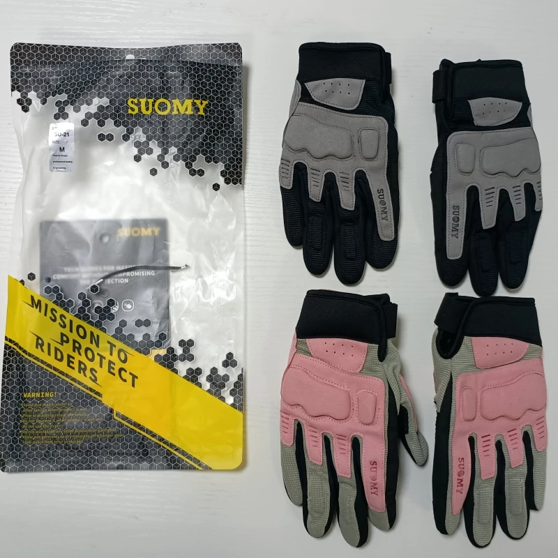 

SUOMY SU-21 Мотоциклетные перчатки с сенсорным экраном Защитные перчатки для мотокросса Мотоциклетные перчатки Легкие внедорожные мотоперчатки