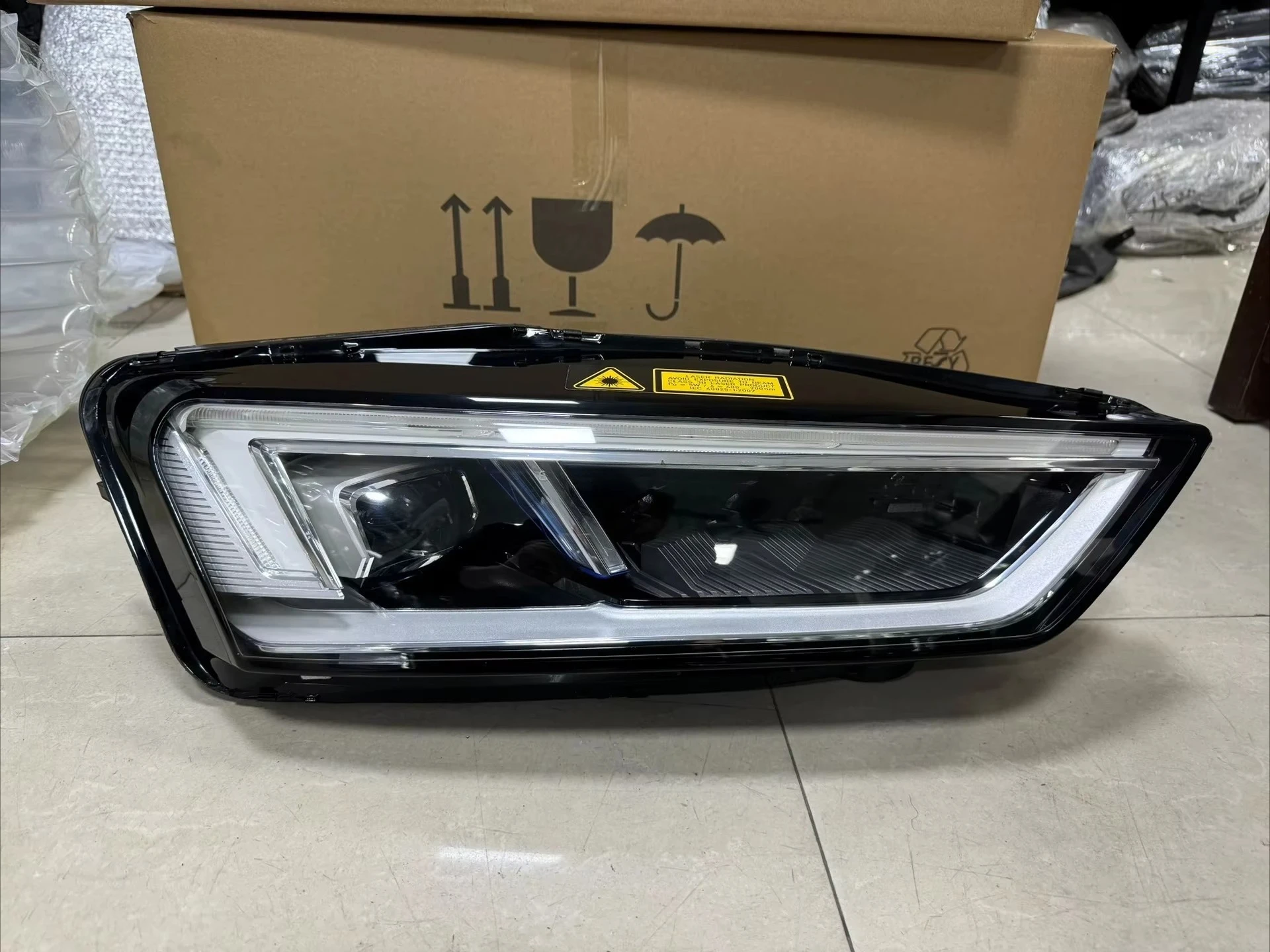 For  R8  Headlight Assembly Original High Quality 2015 2016 2017 2018 2019 Tall LED Lamp Spyder Headlamp GT Car Light