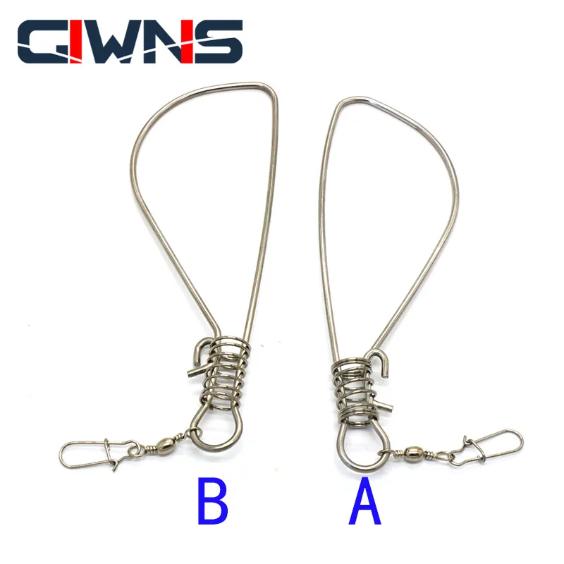 

Luya Stainless Steel Fish Buckle Convenient Piercing Device For Freshwater Sea Fishing Gear Accessories