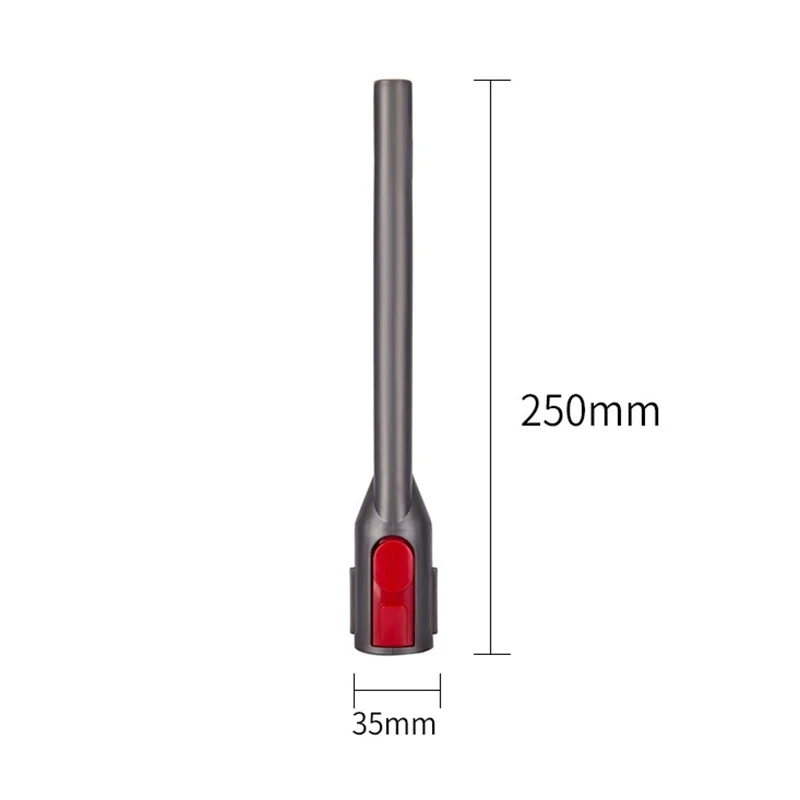 Suction Head For Dyson V7 V8 V10 V11 V12 V15 Vacuum Cleaner Long Flat Suction Nozzle Parts Home Cleaning Tools