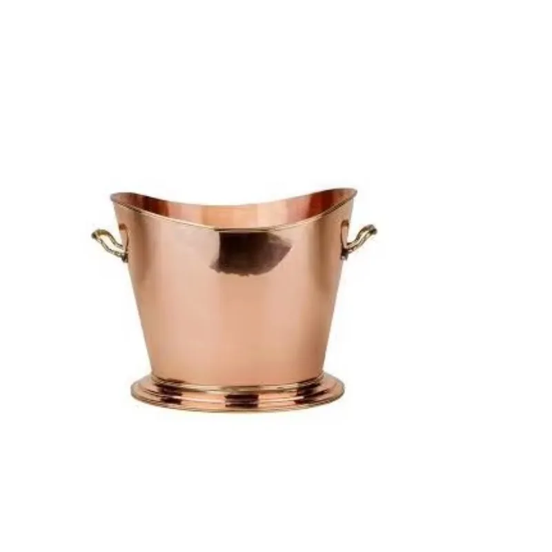 Customized Copper Wine Cooler Ice Bucket Champagne Tub for Bar and Parties Beverage Hot Selling Product