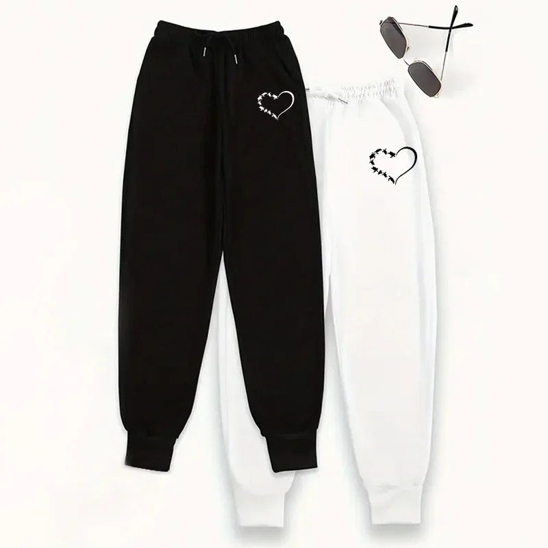 Paquete de 2 pantalones de chándal para mujer, pantalones informales para salón, pantalones para correr suaves y cómodos, pantalones para uso en el hogar para otoño e invierno, compre uno y llévese otro gratis