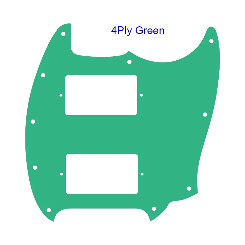 Xin Yue Custom Parts Replacement For US Fender Mustang Classic Series Style Guitar Pickguard Whit Mustang HH PAF Humbucker Picku