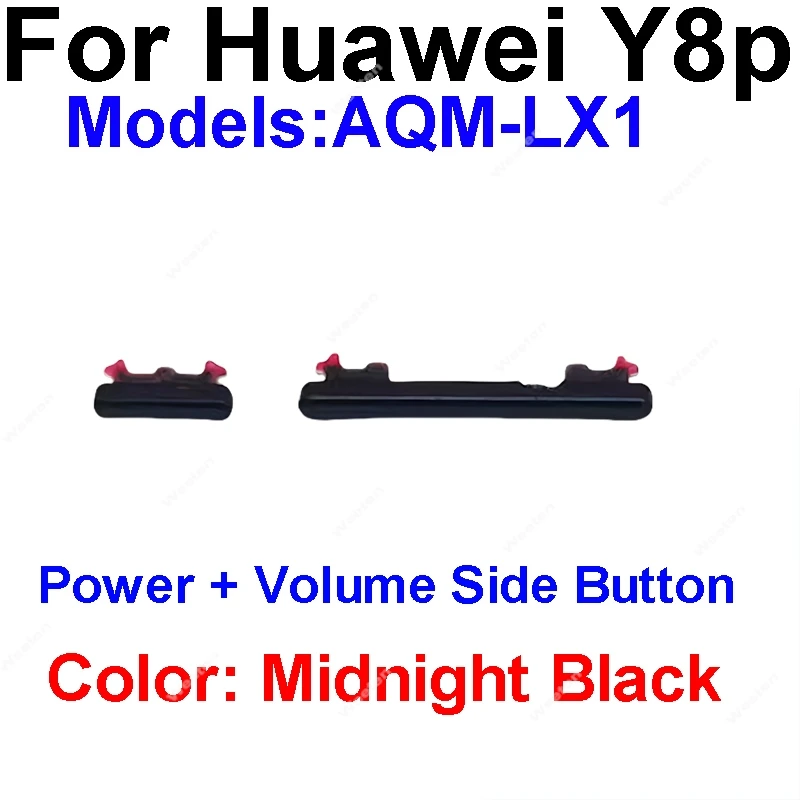 لهواوي Y5p Y6P Y7p Y8p Y8s على إيقاف زر الطاقة حجم الجانب مفتاح فليكس كابل إصلاح قطع الغيار