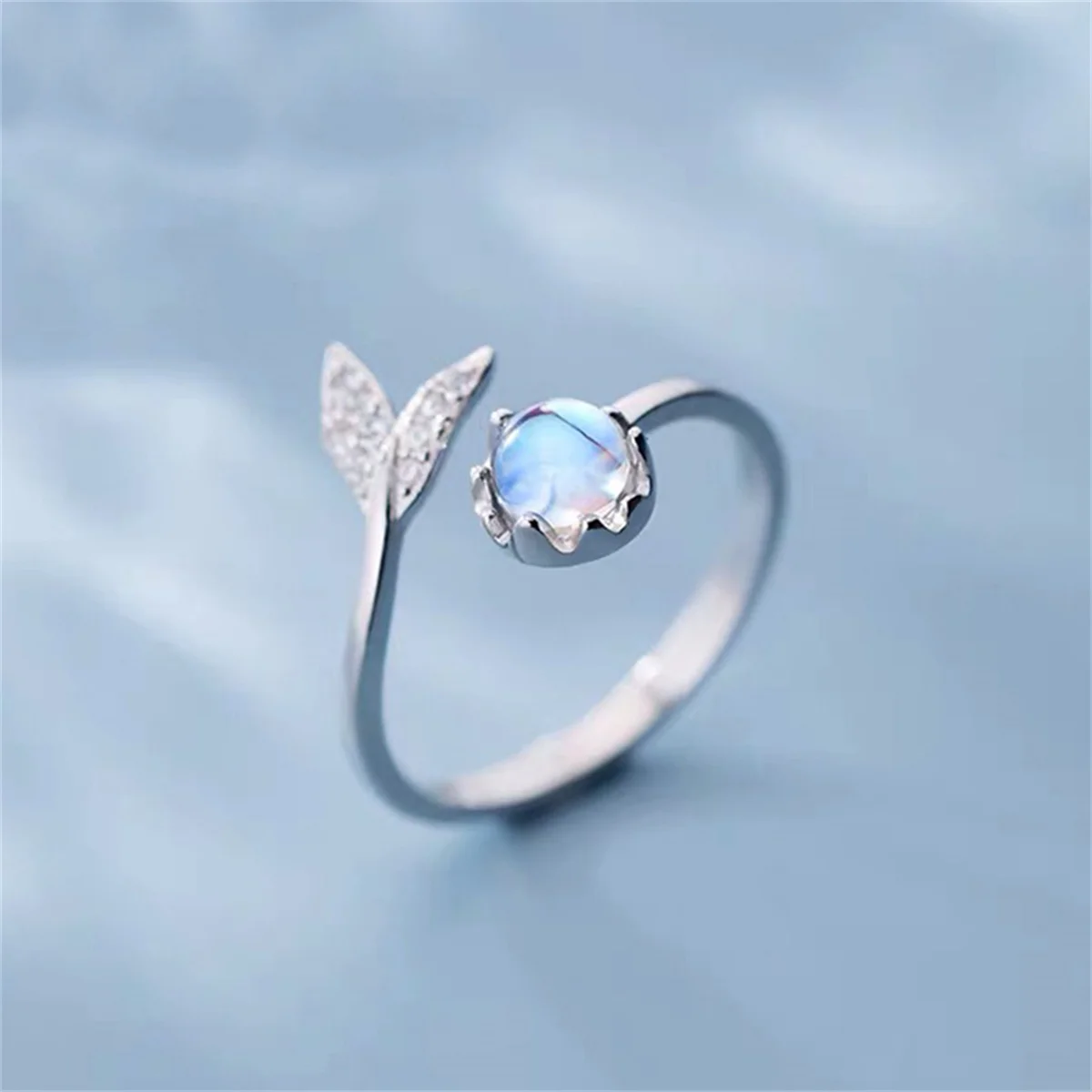 Vintage Lucky Koi Fish Opening Rings For Women Fashion Silver Color Metal Delicate Fish Female Finger Ring Party Jewelry Gifts image 5