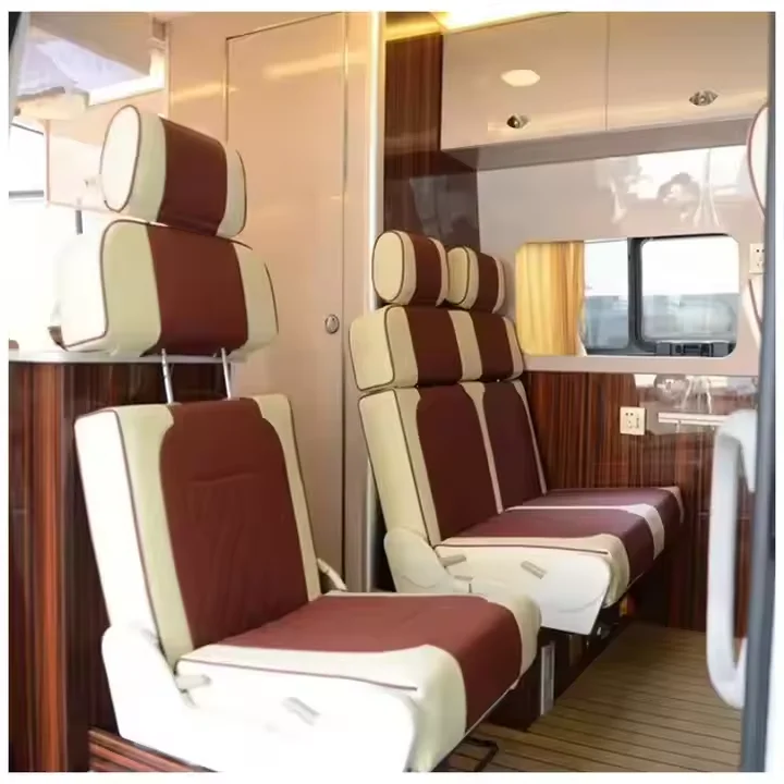 RV Swivel Seat, Auto Accessories Car Interior Upgrade Custom Rv Captains Chairs Leather Seats Comfort Style Changeover Bed Seat