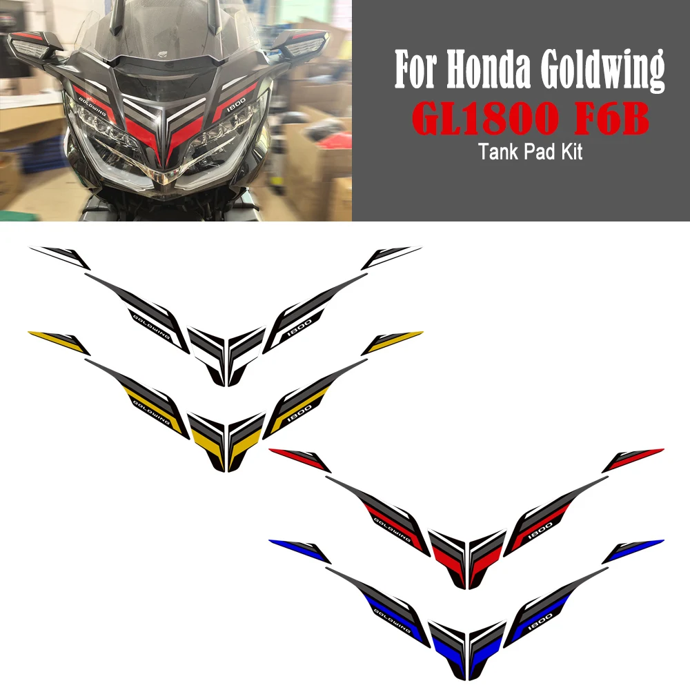 

GL1800 Motorcycle 2022 2023 2024 Body Fairing Protector Tank Knee Pad Stickers Decals For Honda Goldwing Gold wing GL 1800 F6B